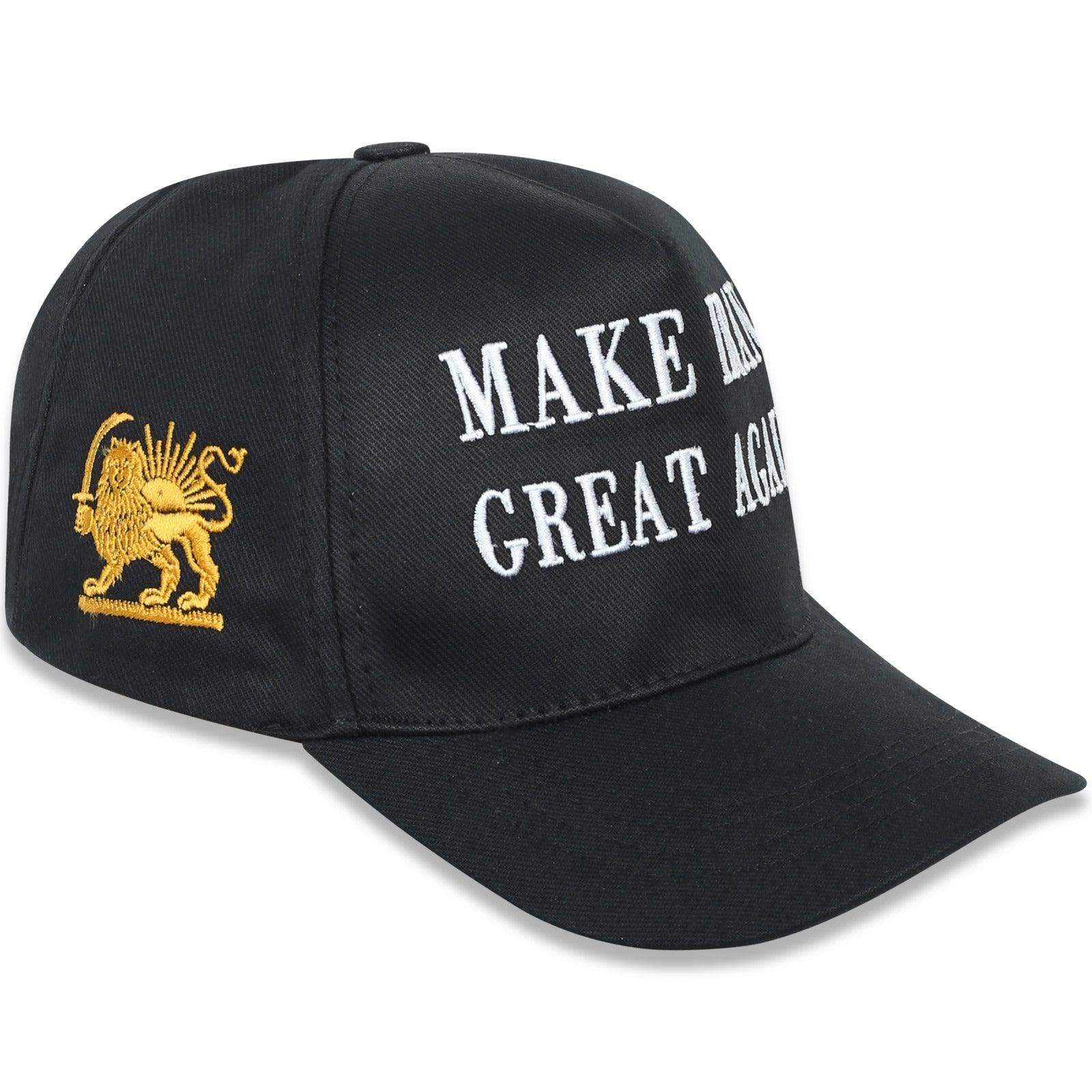 Black MIGA adjustable cap Lion and Sun